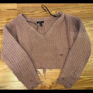 Forever 21 cropped sweater